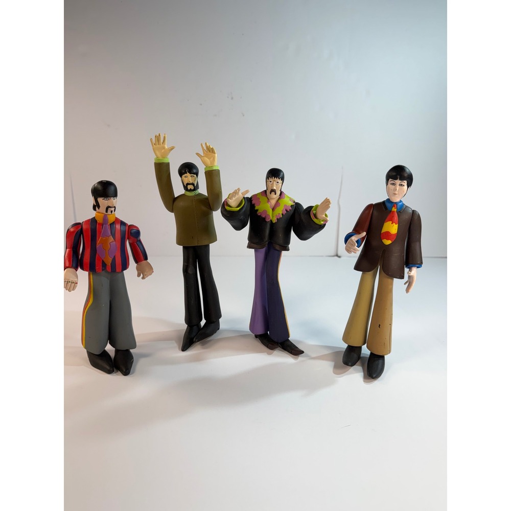1999 McFarlane Toys The Beatles Yellow Submarine Action Figure Set John Paul